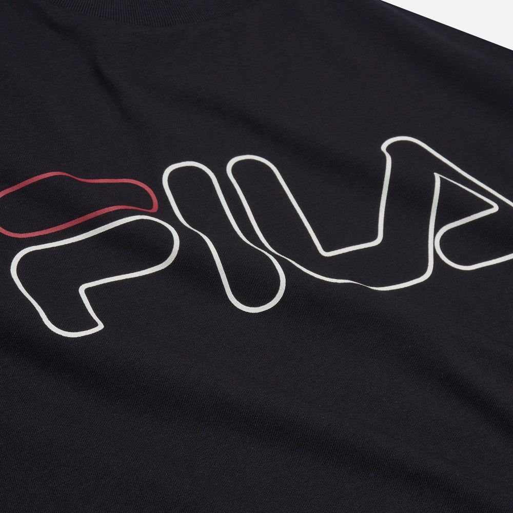 Fila - Áo thun nam nữ Uni Life Regular Fit 3D Logo Lifestyle
