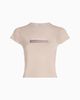 Calvin Klein - Áo tay ngắn nữ Slim Cropped Logo T-Shirt