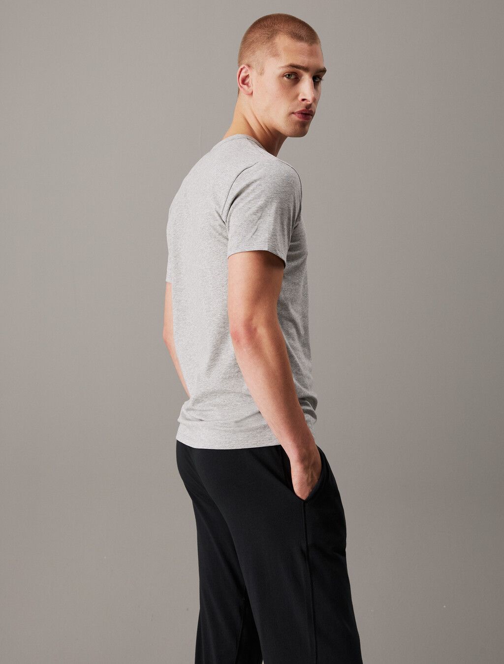 Calvin Klein - Bộ ba áo lót nam CK 3 Pack Cotton Stretch Crewneck Tees