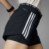 adidas - Quần ngắn chạy bộ Nữ Own the Run 3-Stripes 2-in-1 Shorts