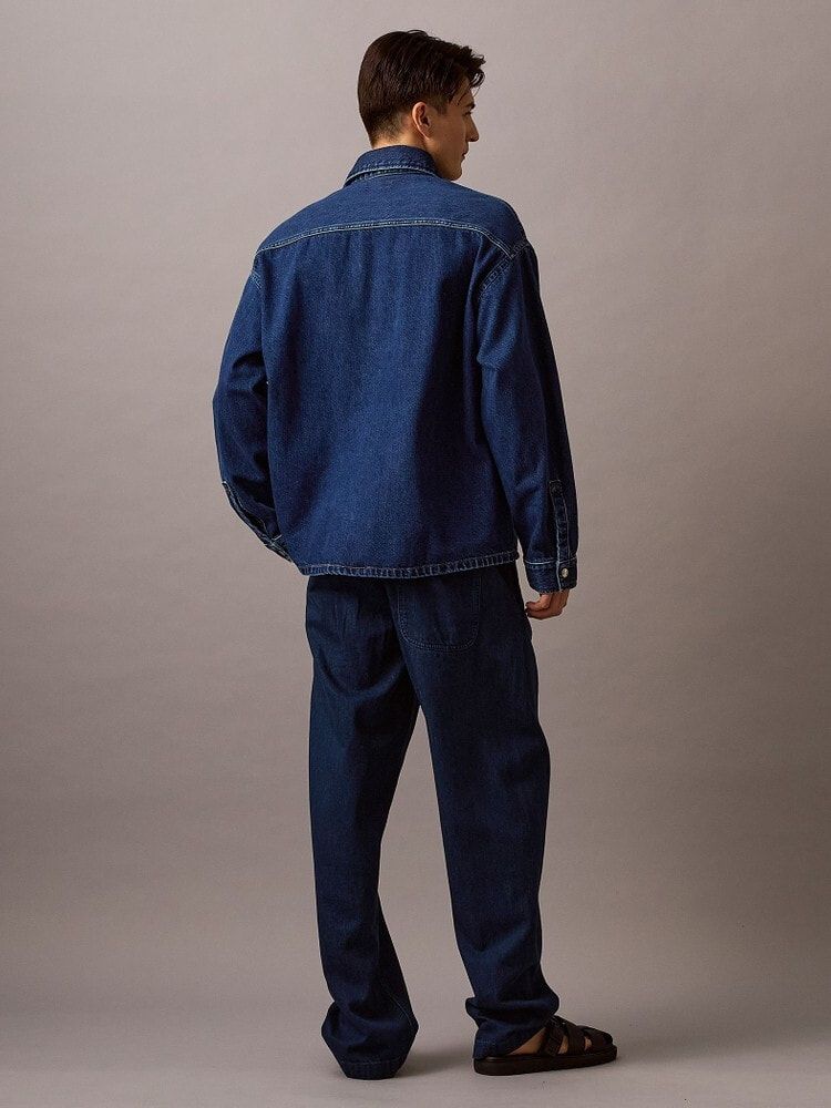 Calvin Klein - Áo khoác CK nam Denim Relaxed Shirt Jacket