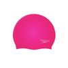 Speedo - Nón bơi trẻ em Junior Plain Moulded Silicone Pink