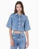 Calvin Klein - Áo sơ mi jeans CK nữ Premium Denim Shirt