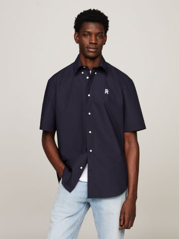 Tommy Hilfiger - Áo sơ mi tay ngắn nam TH Monogram Regular Short Sleeve Shirt