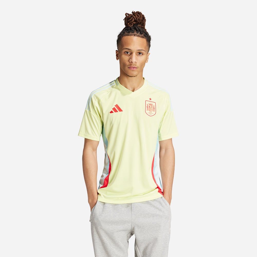 adidas - Áo tay ngắn đá banh Nam Men's Adidas Spain 24 Away Jersey