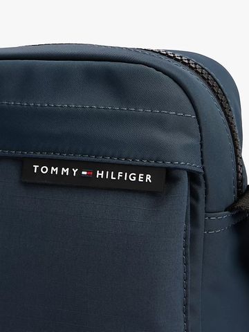 Tommy Hilfiger - Túi đeo chéo nam Rubberised Logo Reporter Bag