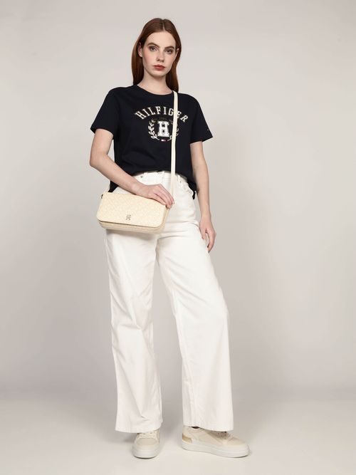 Tommy Hilfiger - Túi đeo chéo nữ TH Latam Print Crossover Bag