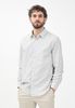 Armani Exchange - Áo sơ mi nam Ax Men's White Long Sleeve Shirt with Stripe Pattern