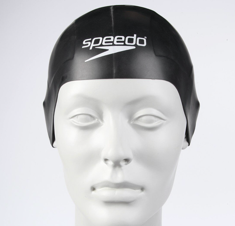 Speedo - Nón Bơi unisex Aquav Cap Black Unisex Accessories - 2