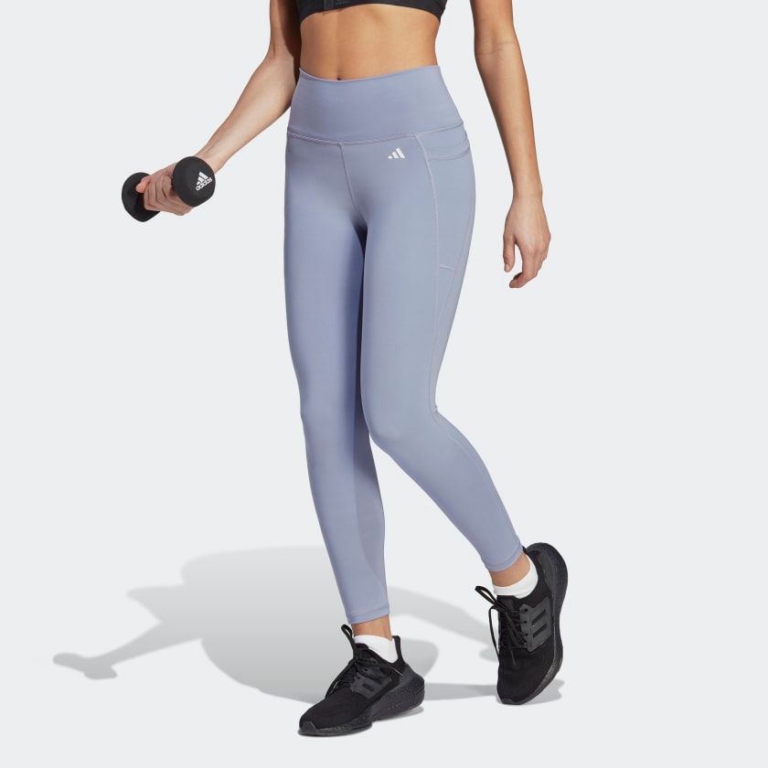 adidas - Quần dài ống bó Nữ Leggings Optime Stash Pocket High-Waisted 7/8 Leggings