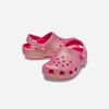 Crocs - Xăng đan trẻ em Classic Iridescent Glitter Lifestyle Sandals