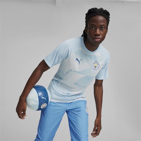 Puma - Áo tay ngắn đá banh nam Men'S Puma Manchester City Pre-Match Jersey