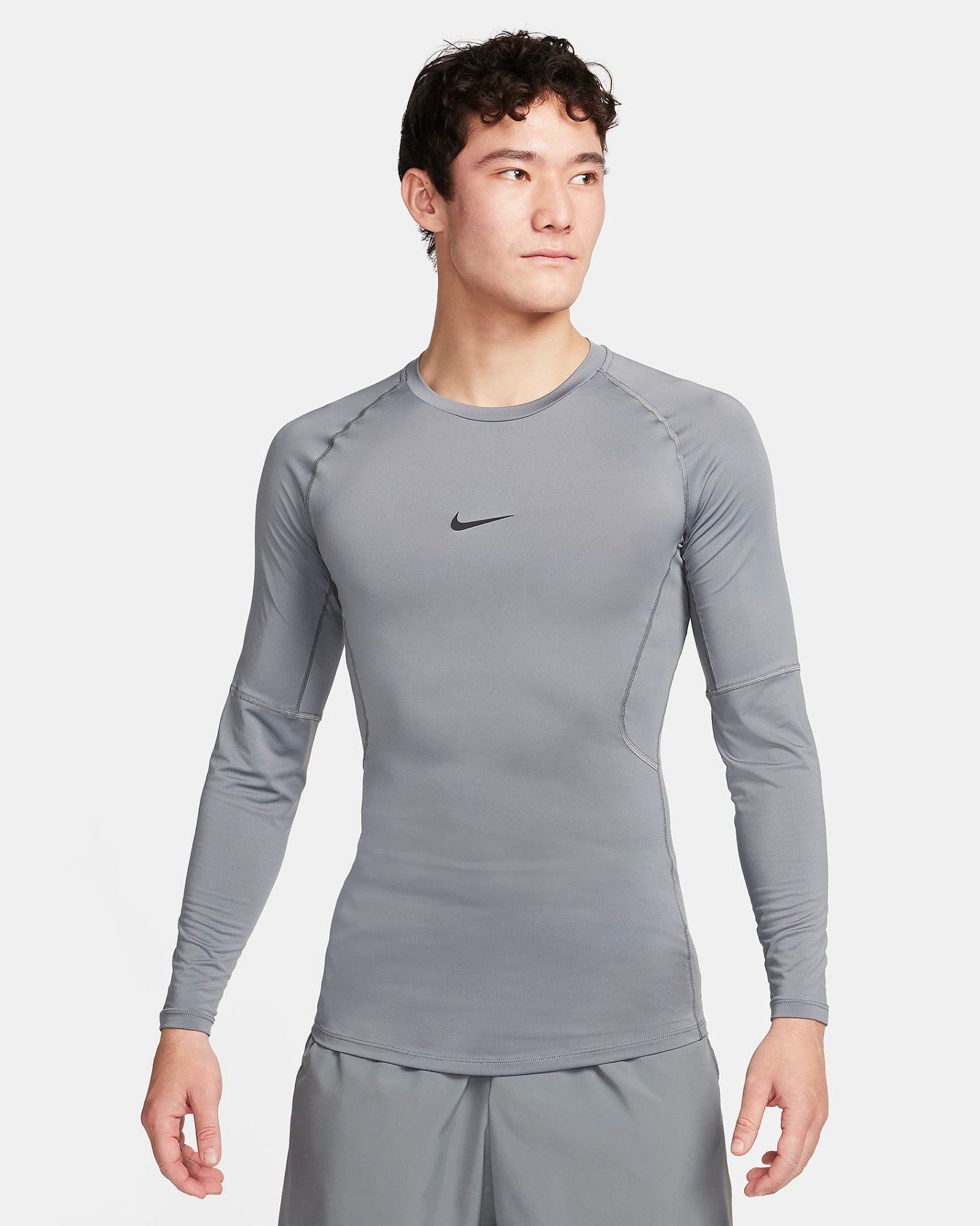 Nike - Áo tay dài thể thao Nam Pro Men's Dri-FIT Tight Long-Sleeve Fitness Top