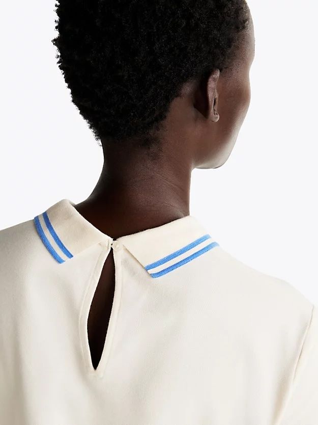 Tommy Hilfiger - Áo polo tay ngắn nữ Regular Fit Back Keyhole Polo Top