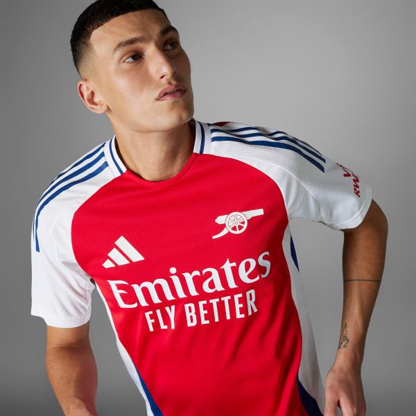 adidas - Áo thun đá banh Nam Arsenal 24/25 Home Authentic Jersey Football
