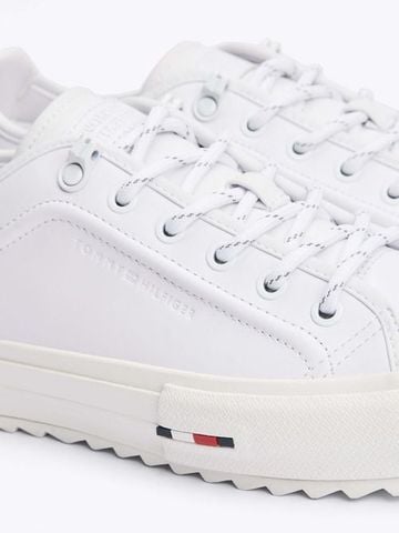 Tommy Hilfiger - Giày nam Leather Serrated Trainers
