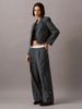 Calvin Klein - Quần tây dài nữ Logo Tropical Wool Pull On Pants