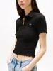 Tommy Hilfiger - Áo polo tay ngắn nữ Slim Smock Polo Shirt