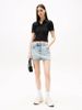 Tommy Hilfiger - Áo polo tay ngắn nữ Slim Smock Polo Shirt