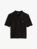 Tommy Hilfiger - Áo polo tay ngắn nữ Slim Smock Polo Shirt