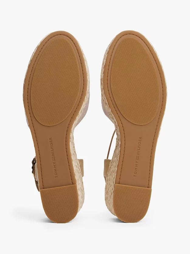 Tommy Hilfiger - Giày xăng đan đế cao nữ Chambray Wedge Espadrilles