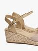 Tommy Hilfiger - Giày xăng đan đế cao nữ Chambray Wedge Espadrilles