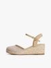 Tommy Hilfiger - Giày xăng đan đế cao nữ Chambray Wedge Espadrilles