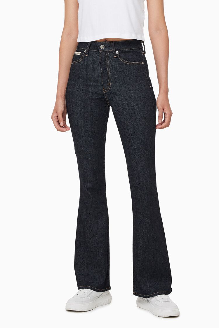 Calvin Klein - Quần jeans CK nữ Premium Skinny Bootcut Denim
