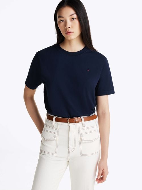 Tommy Hilfiger - Áo thun tay ngắn nữ TH Cotton Modern Relaxed Tee
