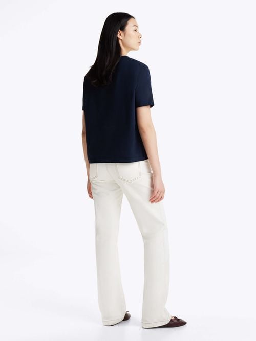 Tommy Hilfiger - Áo thun tay ngắn nữ TH Cotton Modern Relaxed Tee
