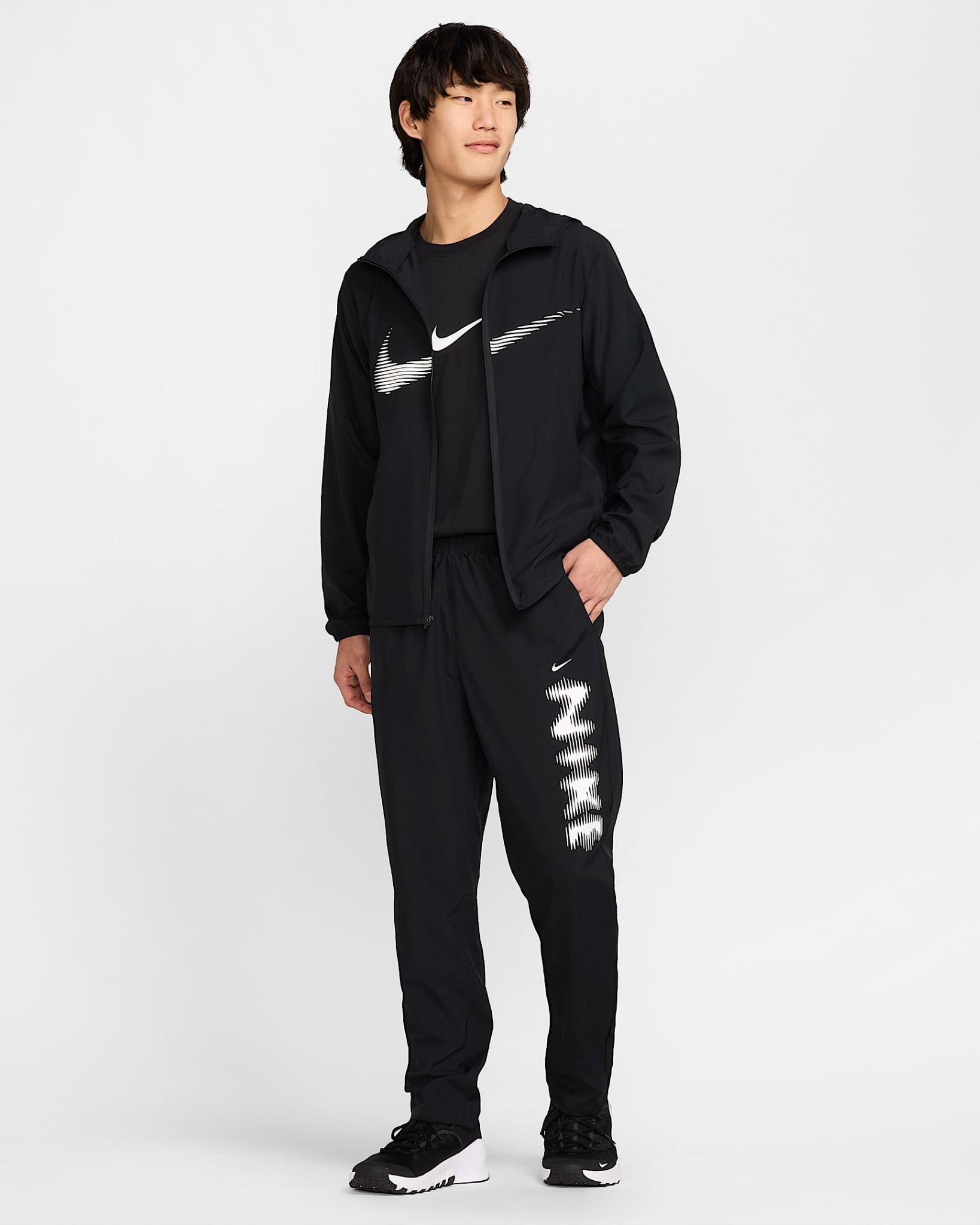 Nike - Áo khoác thể thao Nam Form Men's Dri-FIT Hooded Jacket