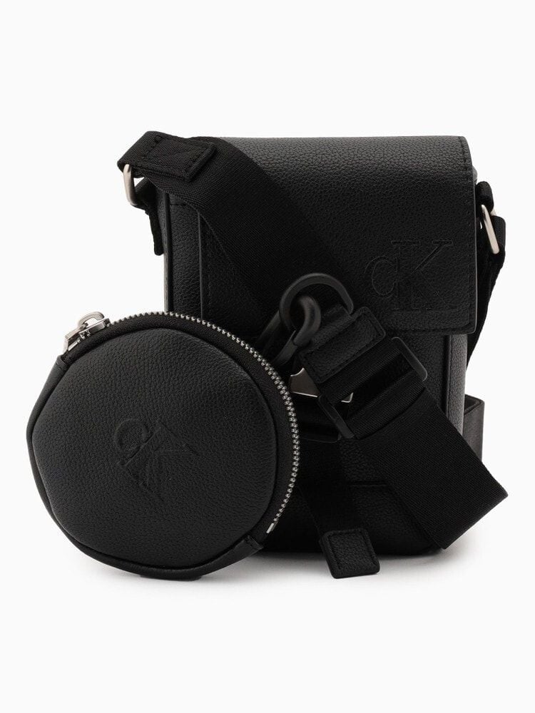 Calvin Klein - Túi đeo chéo CK nam Sculpted Impressions Flap CrossBag