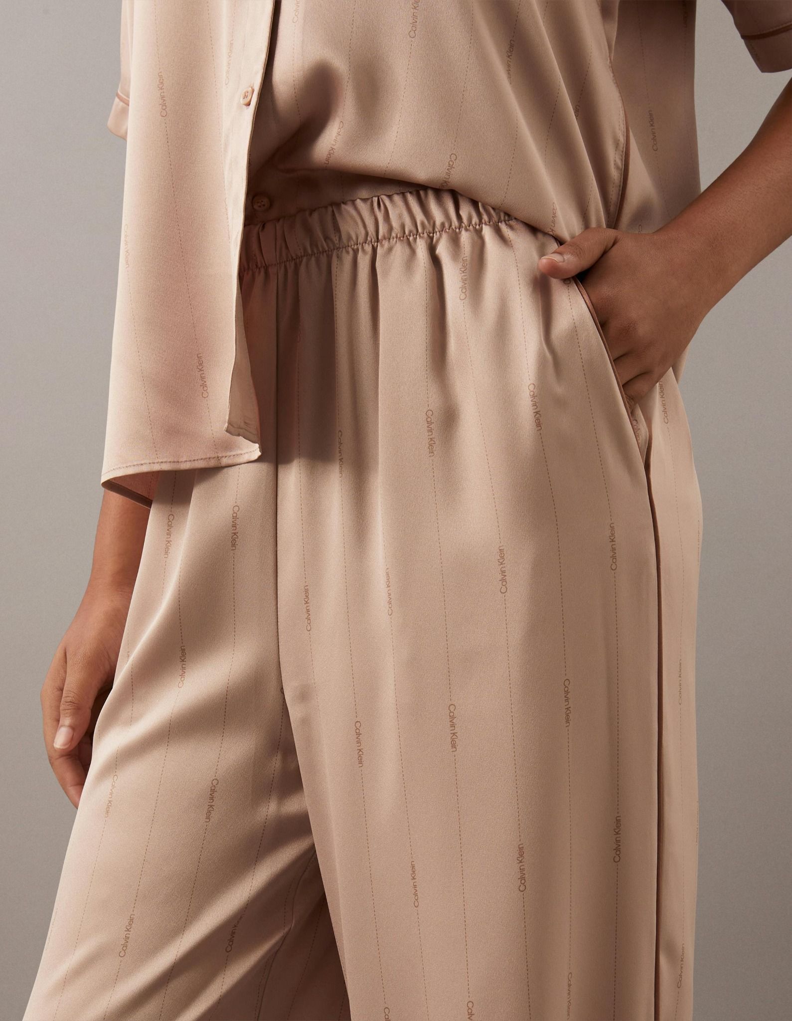 Calvin Klein - Quần ngủ CK nữ Satin Sheen Pyjama Pants