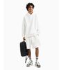 Armani Exchange - Quần short nam AX White elastic waist shorts