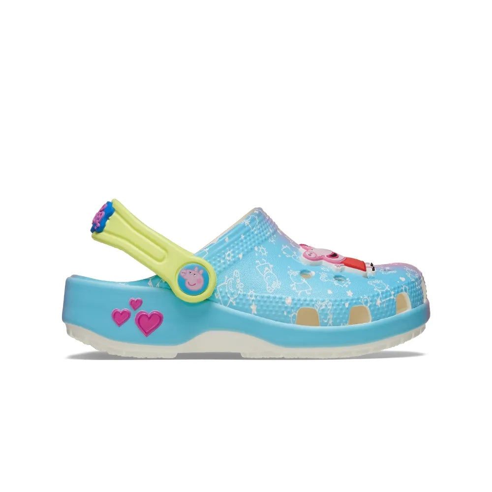 Crocs - Xăng đan trẻ em Classic Clog Peppa Pig Lifestyle Sandals