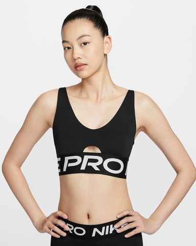 Nike - Áo ngực thể thao Nữ Pro Indy Plunge Women's Medium-Support Padded Sports Bra