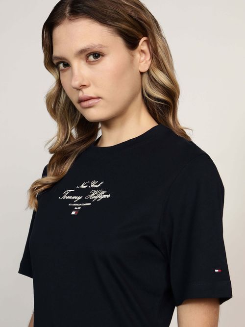 Tommy Hilfiger - Đầm nữ TH Regular Script Tee Dress