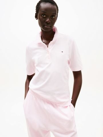 Tommy Hilfiger - Áo polo tay ngắn nữ 1985 Collection Flag Embroidery Regular Polo
