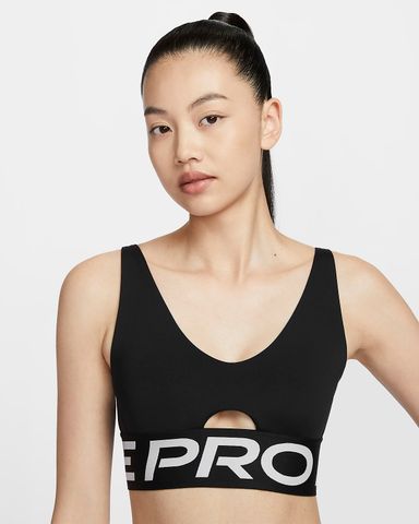 Nike - Áo ngực thể thao Nữ Pro Indy Plunge Women's Medium-Support Padded Sports Bra