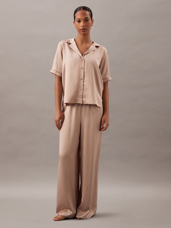 Calvin Klein - Quần ngủ CK nữ Satin Sheen Pyjama Pants