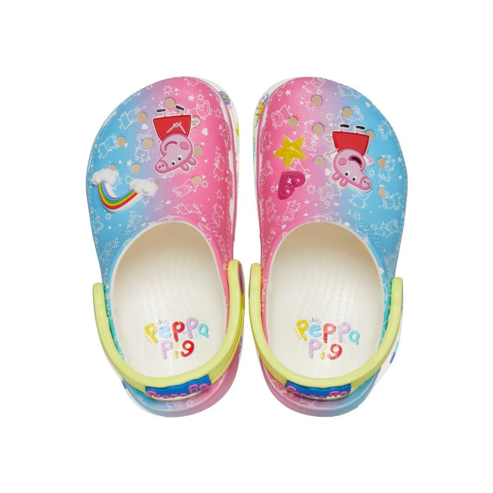 Crocs - Xăng đan trẻ em Classic Clog Peppa Pig Lifestyle Sandals