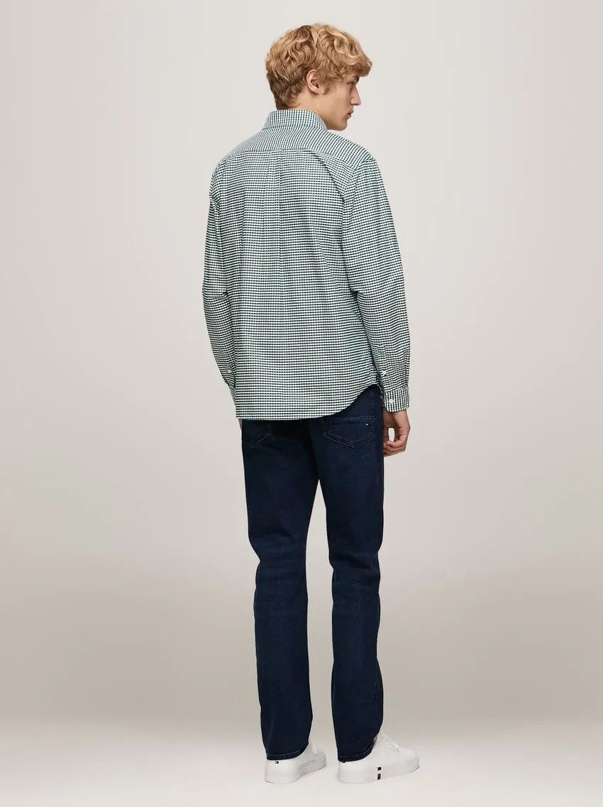 Tommy Hilfiger - Áo sơ mi tay dài nam Heritage Oxford Gingham Shirt