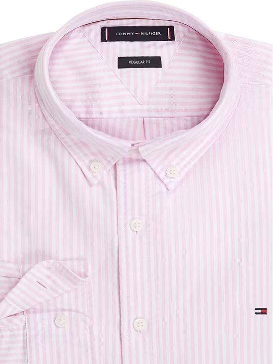 Tommy Hilfiger - Áo sơ mi tay dài nam Light Oxford Stripe Shirts