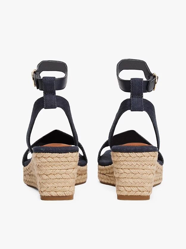 Tommy Hilfiger - Giày xăng đan nữ Hilfiger Monotype Wedge Espadrilles