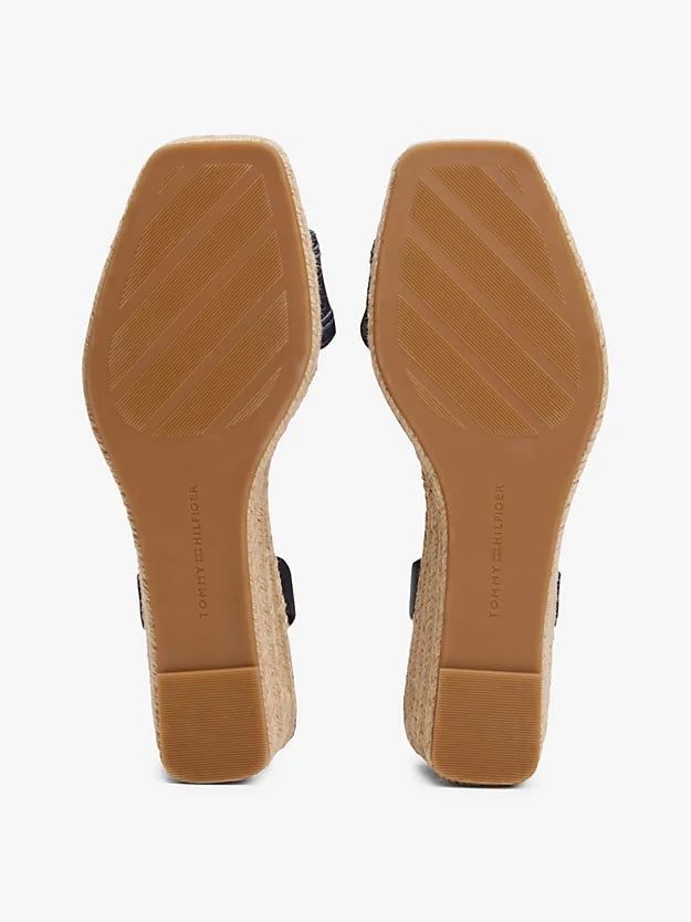 Tommy Hilfiger - Giày xăng đan nữ Hilfiger Monotype Wedge Espadrilles
