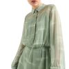 Armani Exchange - Đầm dài nữ Aix Green Women's Dress