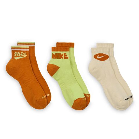 Nike - Bộ ba đôi Vớ thể thao cổ cao Nam Nữ Everyday Plus Ankle Socks (3 Pairs) - 4