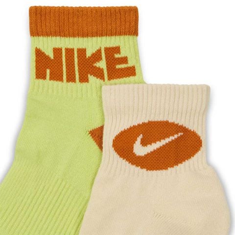 Nike - Bộ ba đôi Vớ thể thao cổ cao Nam Nữ Everyday Plus Ankle Socks (3 Pairs) - 3