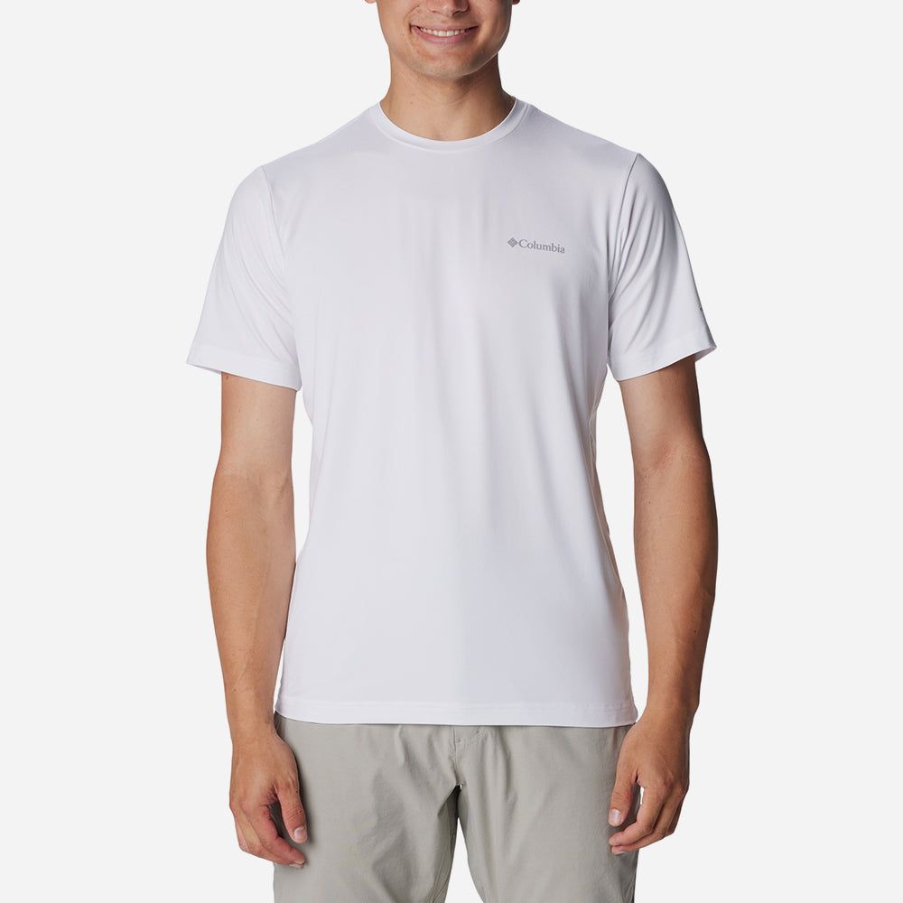 Columbia - Áo thun thể thao nam Tech Trail™ Neck II Outdoor Tee