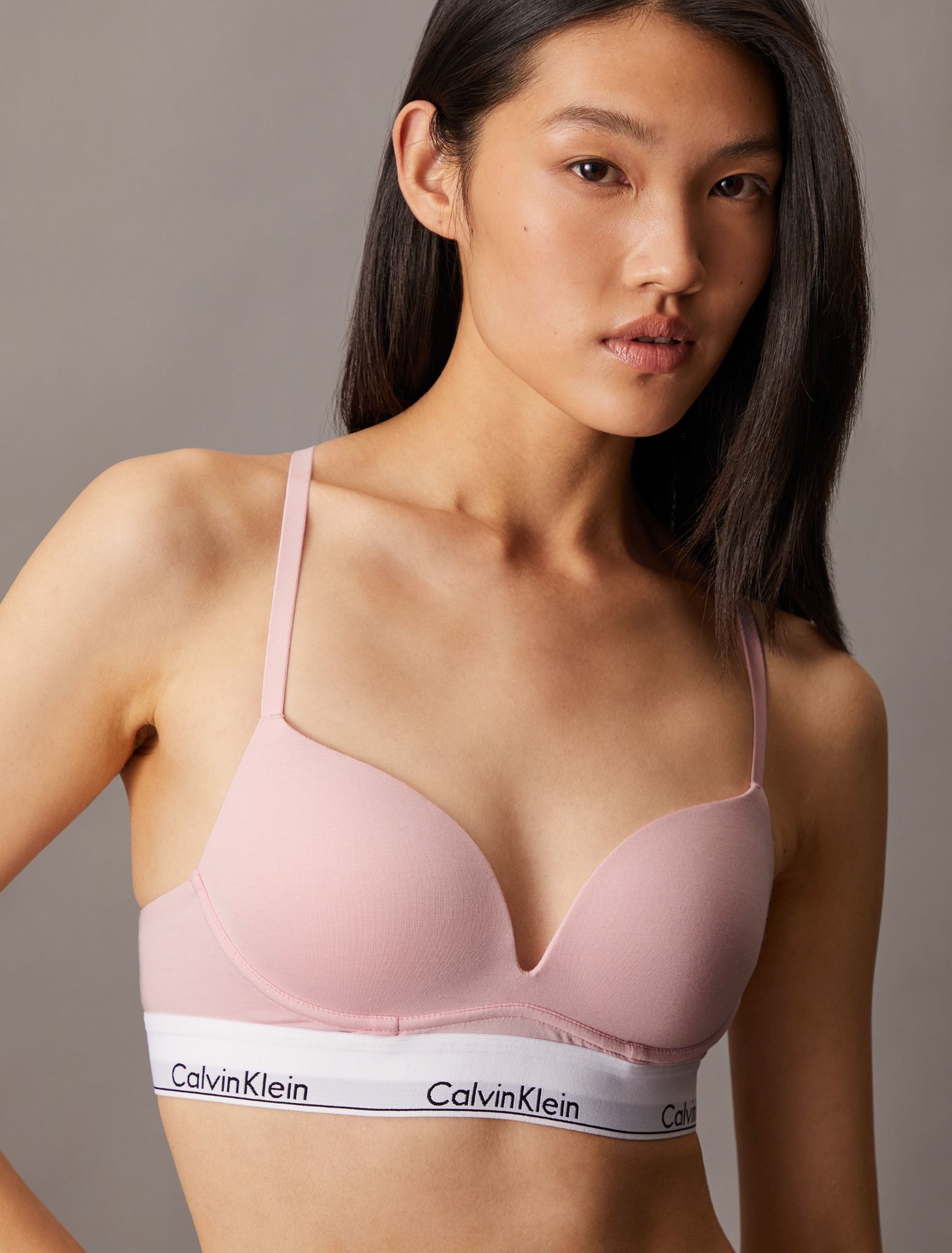 Calvin Klein - Áo ngực CK nữ Icon Cotton Push Up Plunge Bra